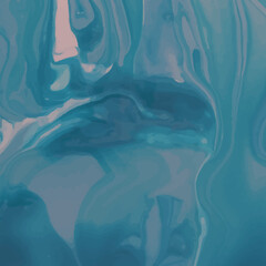 Blue Modern Marble Texture Pattern Design Template