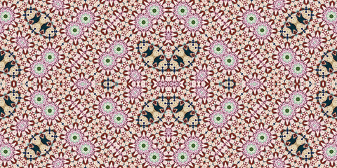 Seamless abstract pattern. The texture of the pattern is symmetrical. Endless pattern