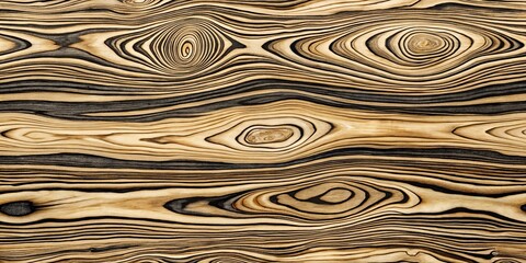 Wavy Woodgrain Pattern - Black and Brown Striped Lines, Organic Texture, Natural Wood, Wood Texture, Grain Pattern