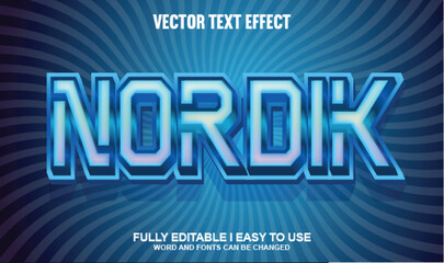 Fully Editable 3D Vector Text Effect