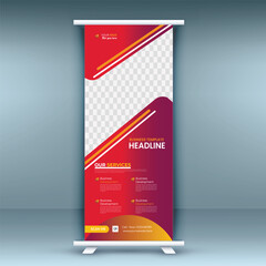 Rollup Banner design template
