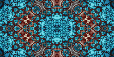 Seamless abstract pattern. The texture of the pattern is symmetrical. Endless pattern