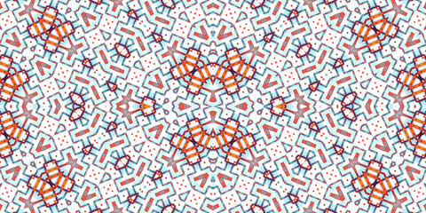 Seamless abstract pattern. The texture of the pattern is symmetrical. Endless pattern