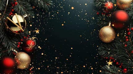 Festive New Year Celebration Banner Template Design