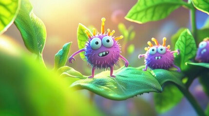 Late blight symptoms visible on the upper surfaces of leaflets indicating plant health issues