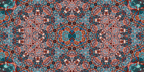 Seamless abstract pattern. The texture of the pattern is symmetrical. Endless pattern