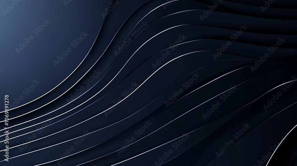 Poster modern bold design featuring energetic abstract colorful wave patterns image