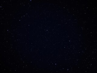 Obraz premium Night sky with stars sparkling on black background, universe, black