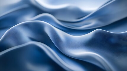 Fototapeta premium Blue gradient defocused abstract photo with smooth lines and a Pantone color background. The image creates a serene and sophisticated atmosphere through its smooth gradient and soft focus effect.