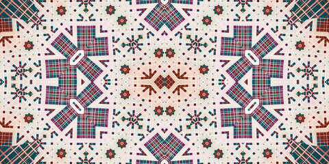 Seamless abstract pattern. The texture of the pattern is symmetrical. Endless pattern