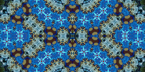 Seamless abstract pattern. The texture of the pattern is symmetrical. Endless pattern