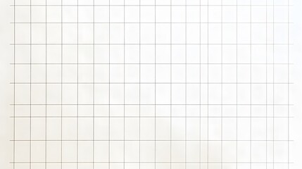 Grid paper texture background with a clean white paper backdrop. Subtle grid pattern for a structured, minimalistic appearance, ideal for design and presentations.