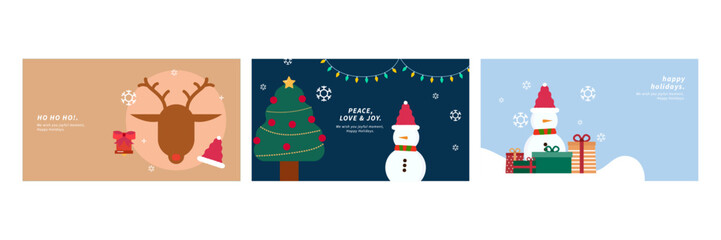 Christmas background vector illustration