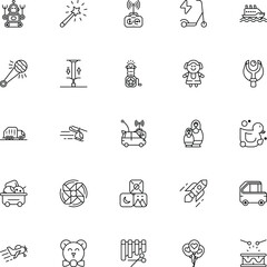 Children Toys - Outlined