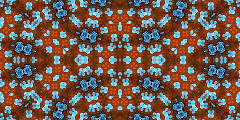 Seamless abstract pattern. The texture of the pattern is symmetrical. Endless pattern