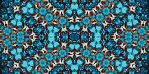 Seamless abstract pattern. The texture of the pattern is symmetrical. Endless pattern