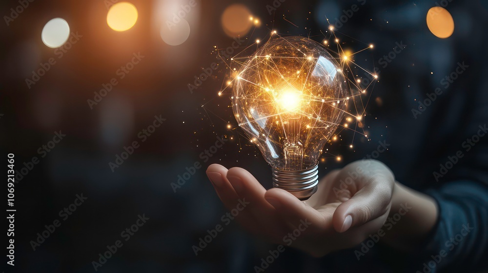 Aufkleber innovation and digital transformation in business. internet and network concept. technology backgrou