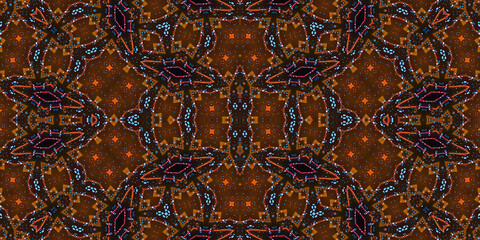 Seamless abstract pattern. The texture of the pattern is symmetrical. Endless pattern