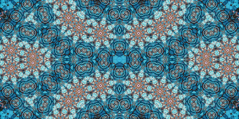 Seamless abstract pattern. The texture of the pattern is symmetrical. Endless pattern