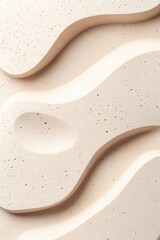 Smooth and organic shapes in neutral tones