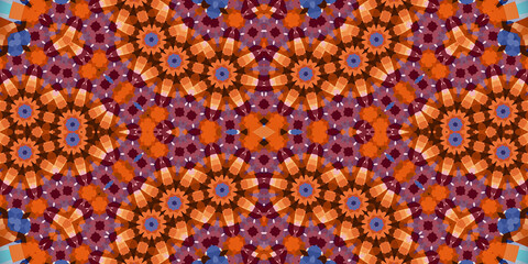 Seamless abstract pattern. The texture of the pattern is symmetrical. Endless pattern