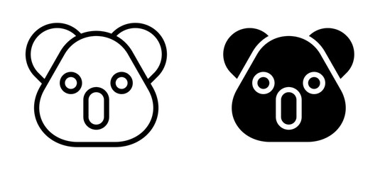 Koala head icon