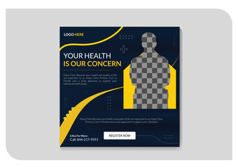 Healthcare Social Media Social Media Post Layout Set