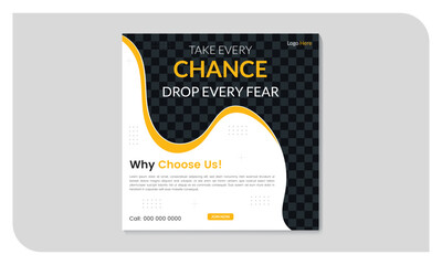 Digital business marketing social media post & web banner bundle 