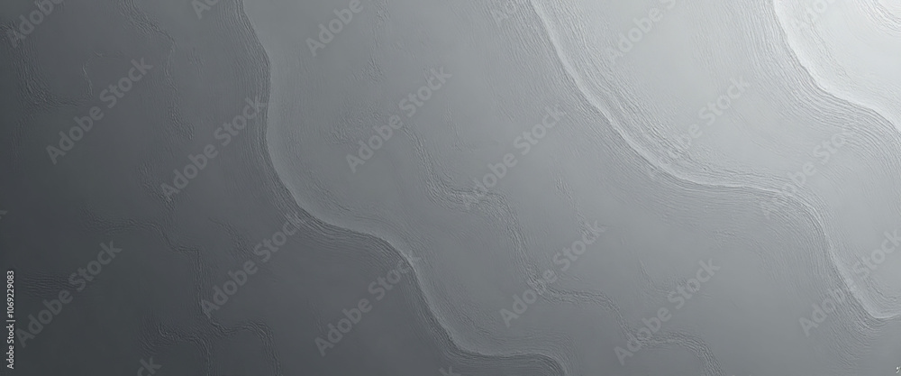 Poster a grey and white image of a wave with a black background. the image has a moody and mysterious feel 