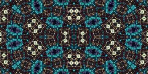 Seamless abstract pattern. The texture of the pattern is symmetrical. Endless pattern