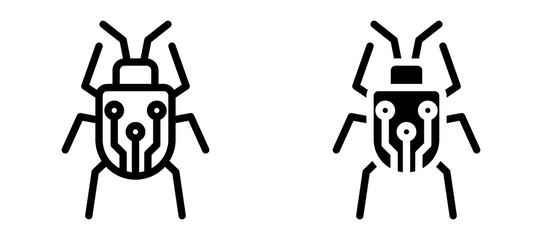 Computer bug icon