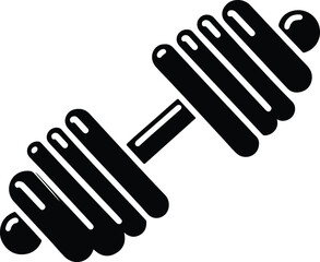 Obraz premium Dumble icon for exercise, Gym dumble vector illustration