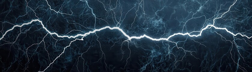 A striking image of bright lightning cracking through a dark, textured surface, highlighting the power and beauty of electrical energy.
