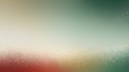 Obraz premium Abstract Festive Christmas Gradient with Subtle Sparkle: Red, Green, and Gold Holiday-Themed Graphic Background Texture
