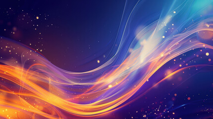 Fototapeta premium blue orange and purple gradient background with blur