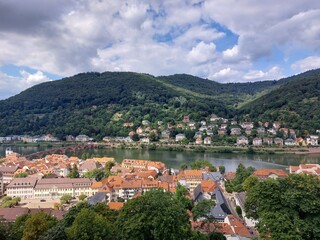 View of the town of Heidelberg, Germany