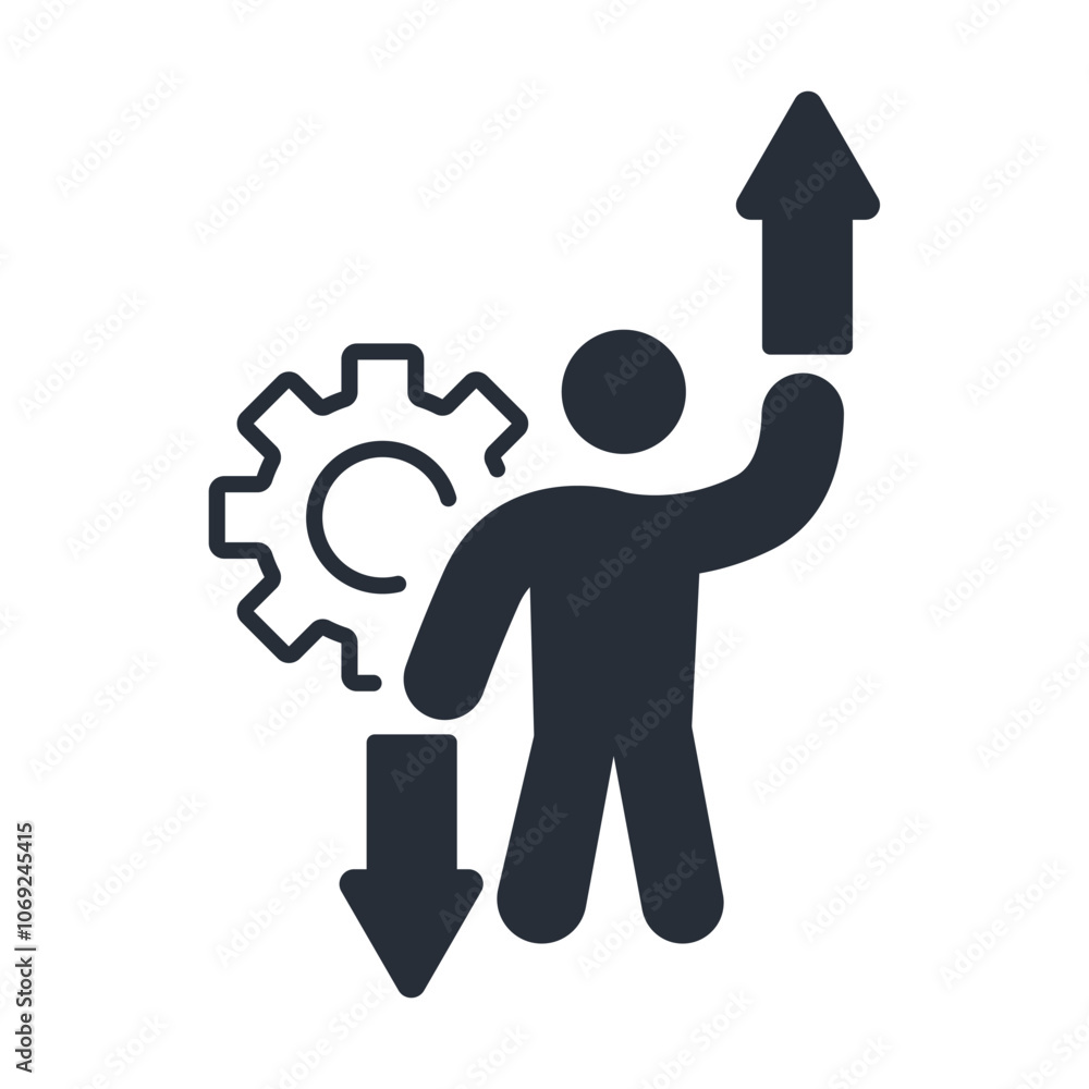 Poster flexibility icon. vector.editable stroke.linear style sign for use web design,logo.symbol illustrati