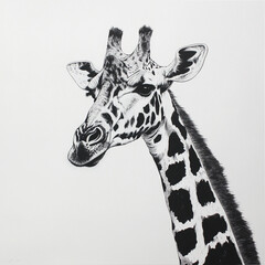 Obraz premium giraffe in zoo