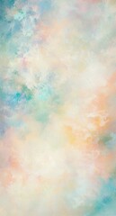 Naklejka premium 淡い色合いの抽象的な背景、穏やかな青やオレンジの混合が心に安らぎを与える瞬間