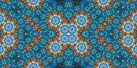 Seamless abstract pattern. The texture of the pattern is symmetrical. Endless pattern