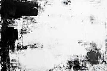 Fototapeta premium Distressed Canvas Background Grunge Texture. Black and White Abstract Overlay with Scratches.