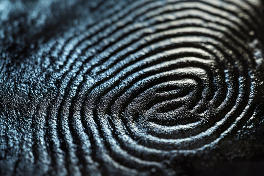 Abstract human fingerprint pattern background