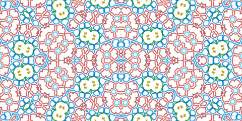 Seamless abstract pattern. The texture of the pattern is symmetrical. Endless pattern