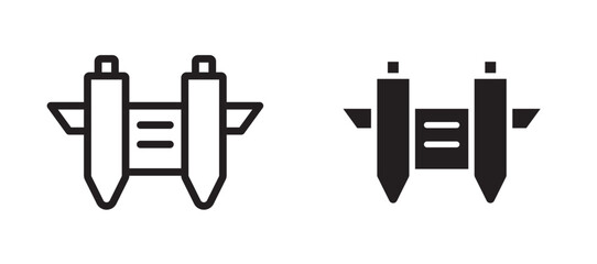 Jetpack vector icon.