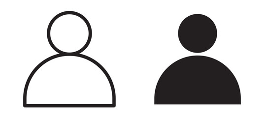 Individual vector icon.