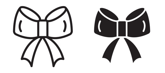 Bowknot vector icon.