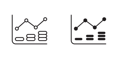 Budget Tracker Icon with Bar Graph, Representing Spending Tracking, Expense Management, and Financial Planning