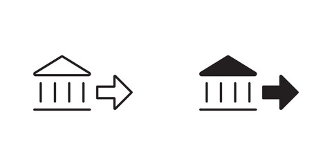 Send Money Icon with Arrow, Representing Fund Transfers, Peer-to-Peer Payments, and Secure Money Transfers Between Accounts