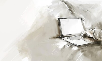 Engaging with tailored product suggestions, a user navigates through an e-commerce site, enhancing their shopping experience with a modern touch