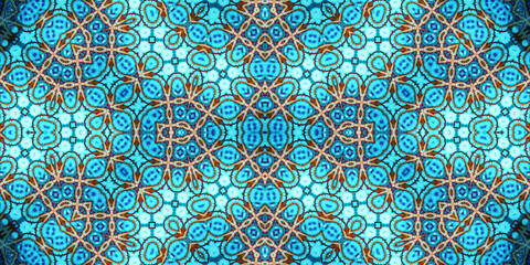 Seamless abstract pattern. The texture of the pattern is symmetrical. Endless pattern